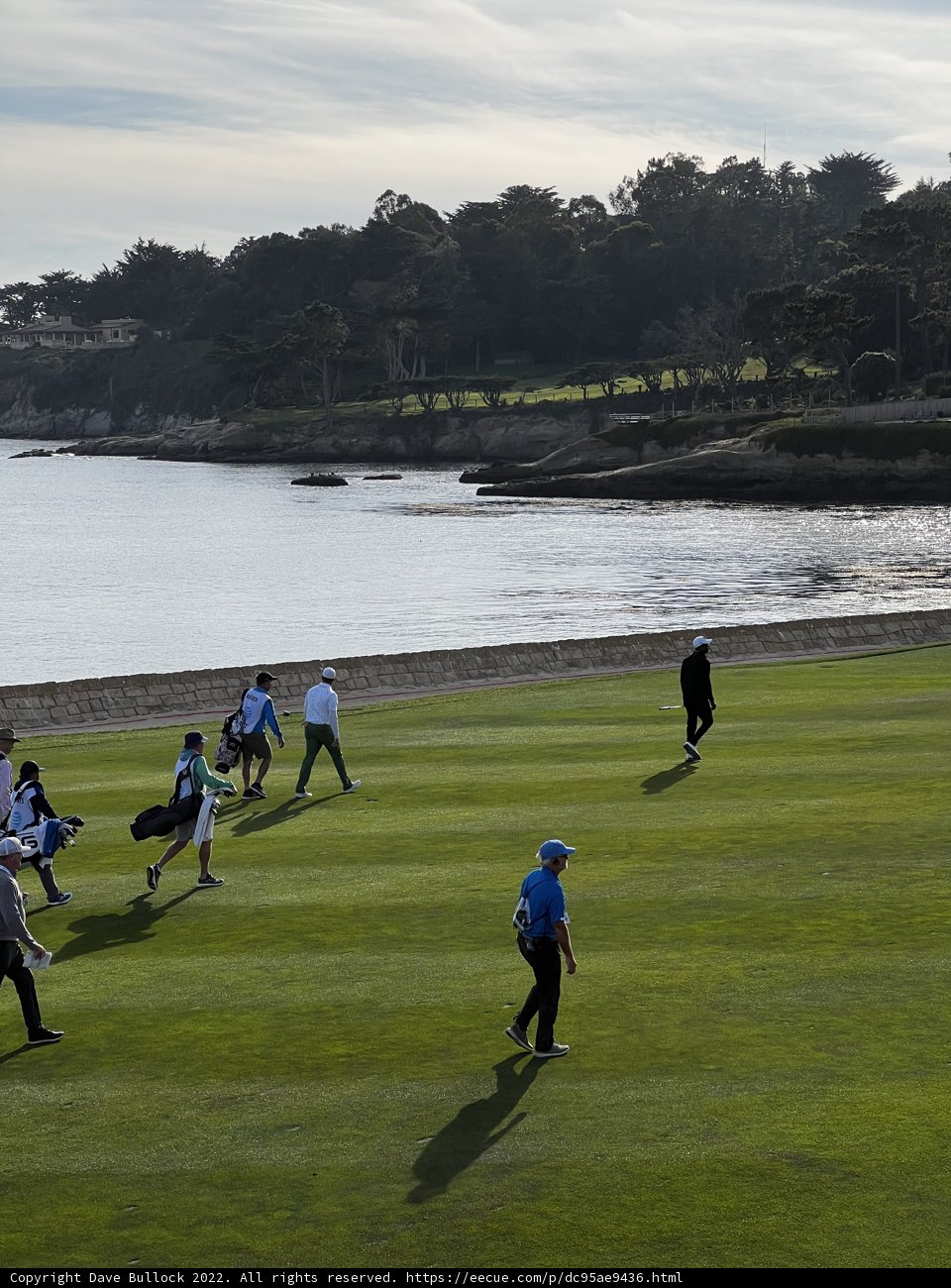A Recreational Stroll by the Water at Pebble Beach