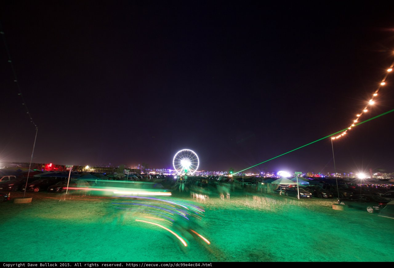 Colorful Light Trails