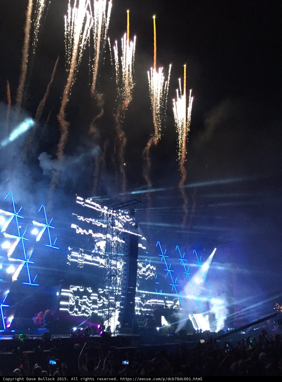 Spectacular Fireworks at Glen Helen Rock Concert