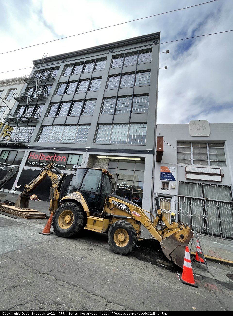 Building the City: A Construction Site in San Francisco