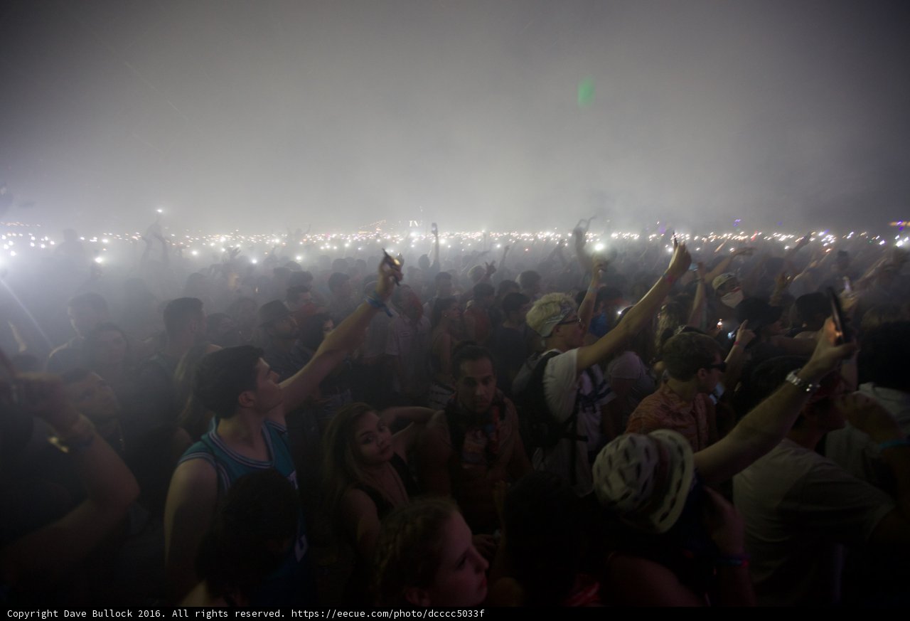 Coachella Music Festival Crowd