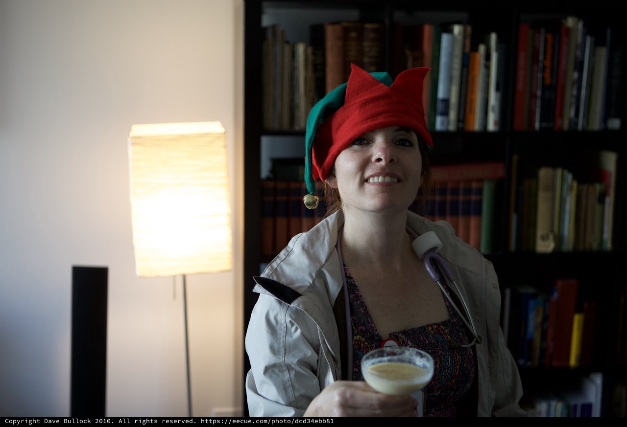 Festive Elf Hat Holiday Cheer at Christmas Party