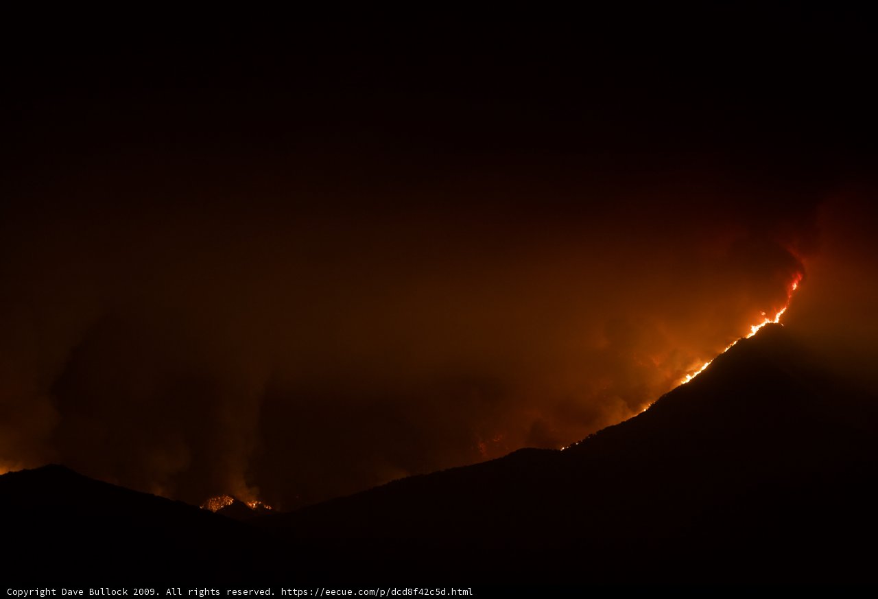 Flames against the Night Sky