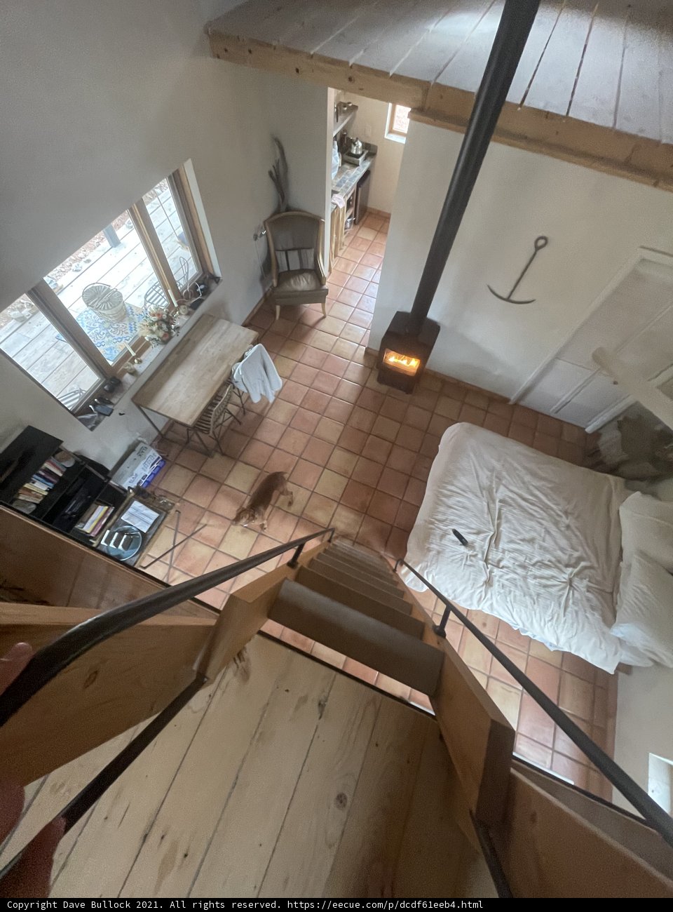 A Bird's Eye View of a Cozy Bedroom