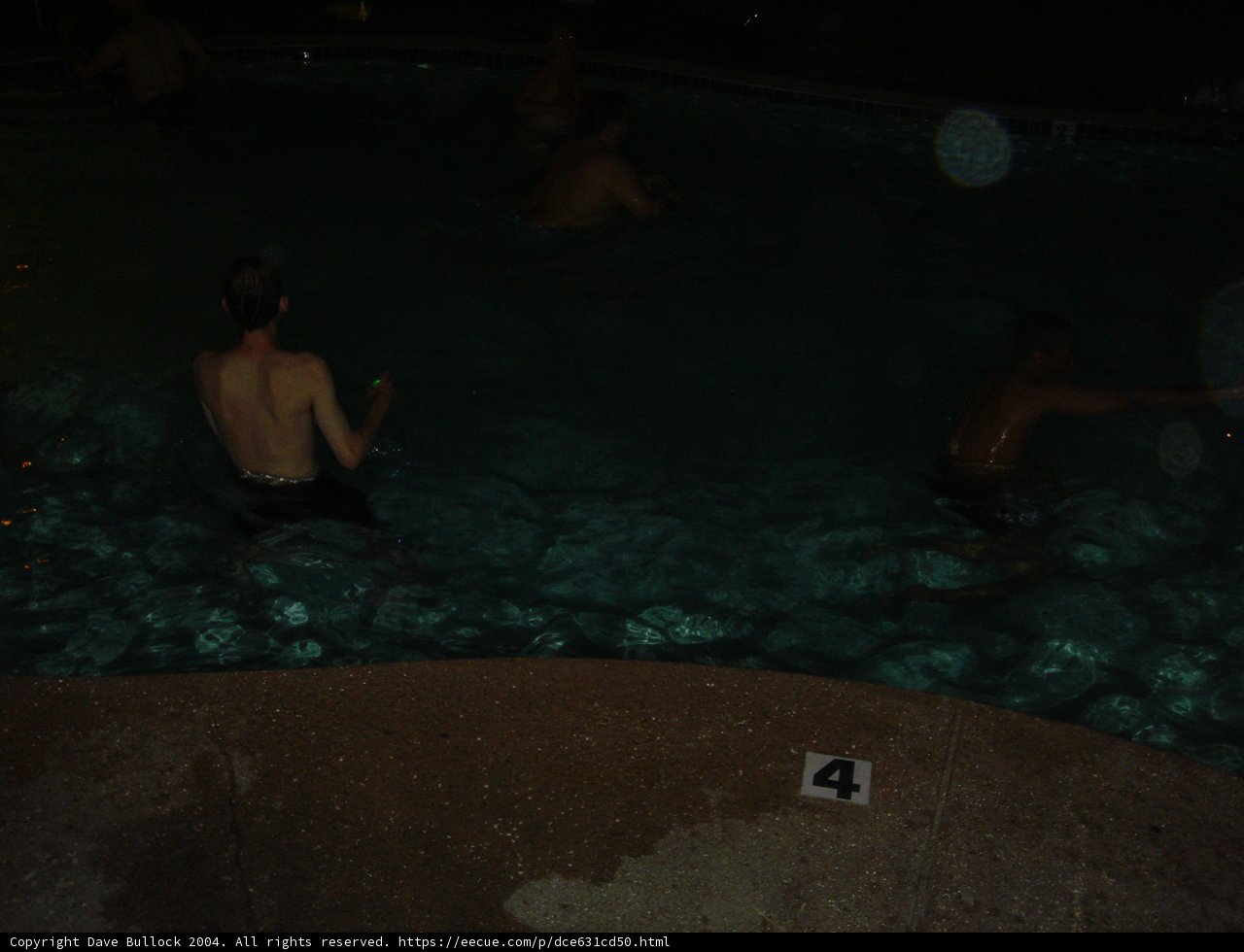 Night-Time Pool Party