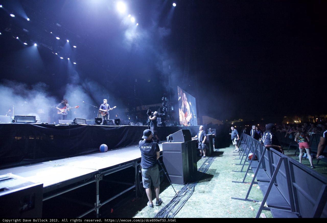 Rocking out under the lights