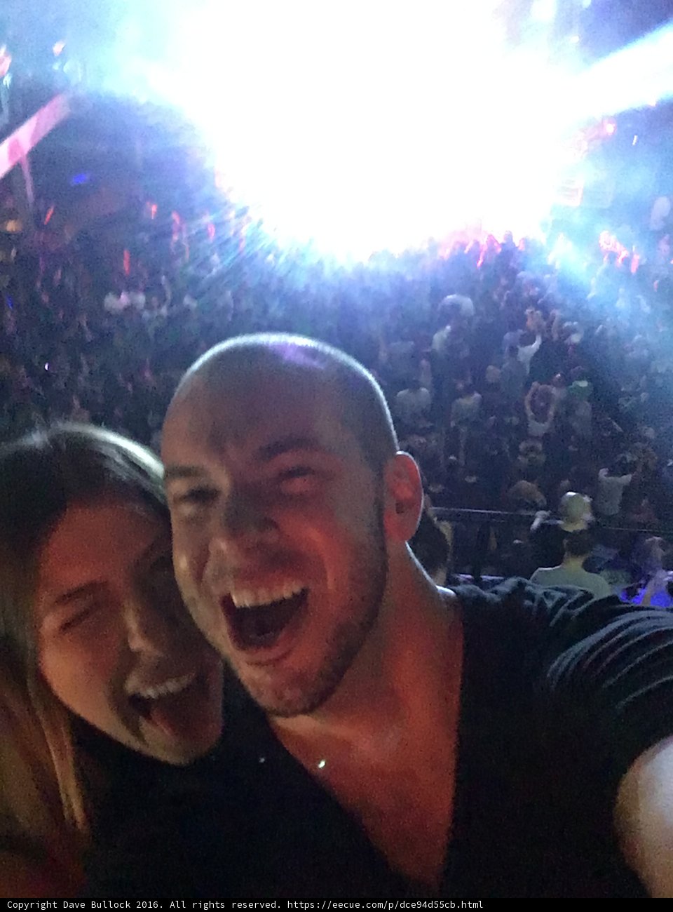 Concert Selfie in Los Angeles