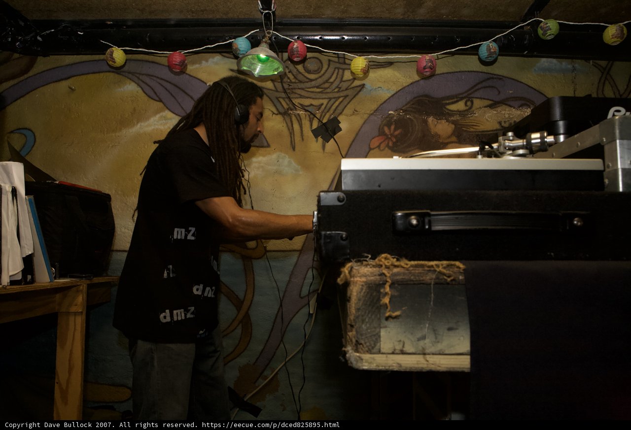 DJ on the Turntable