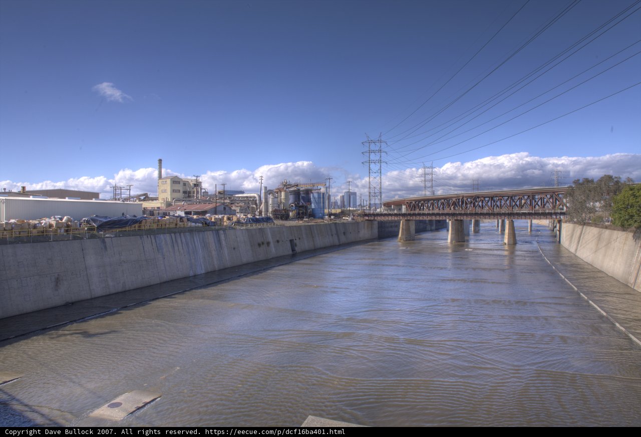 The Mighty River and the Industrial Bridge