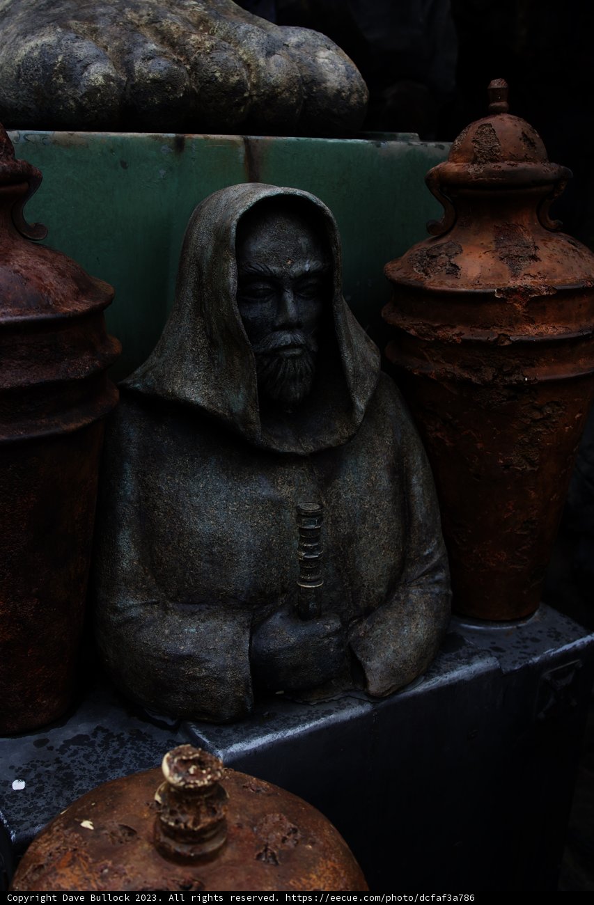 The Hooded Man - A Pottery Statue from Ancient Times