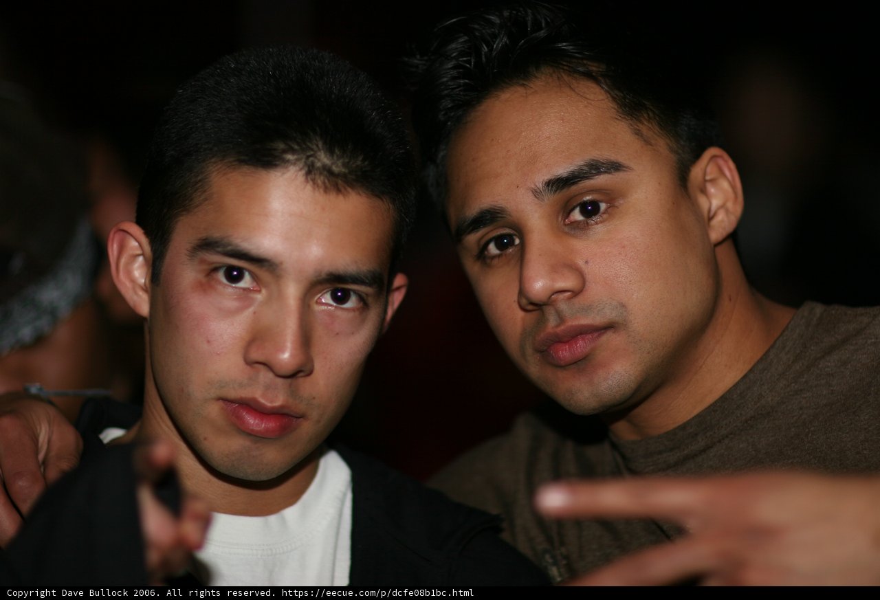 Two Men Striking a Pose at Funktion Hospital