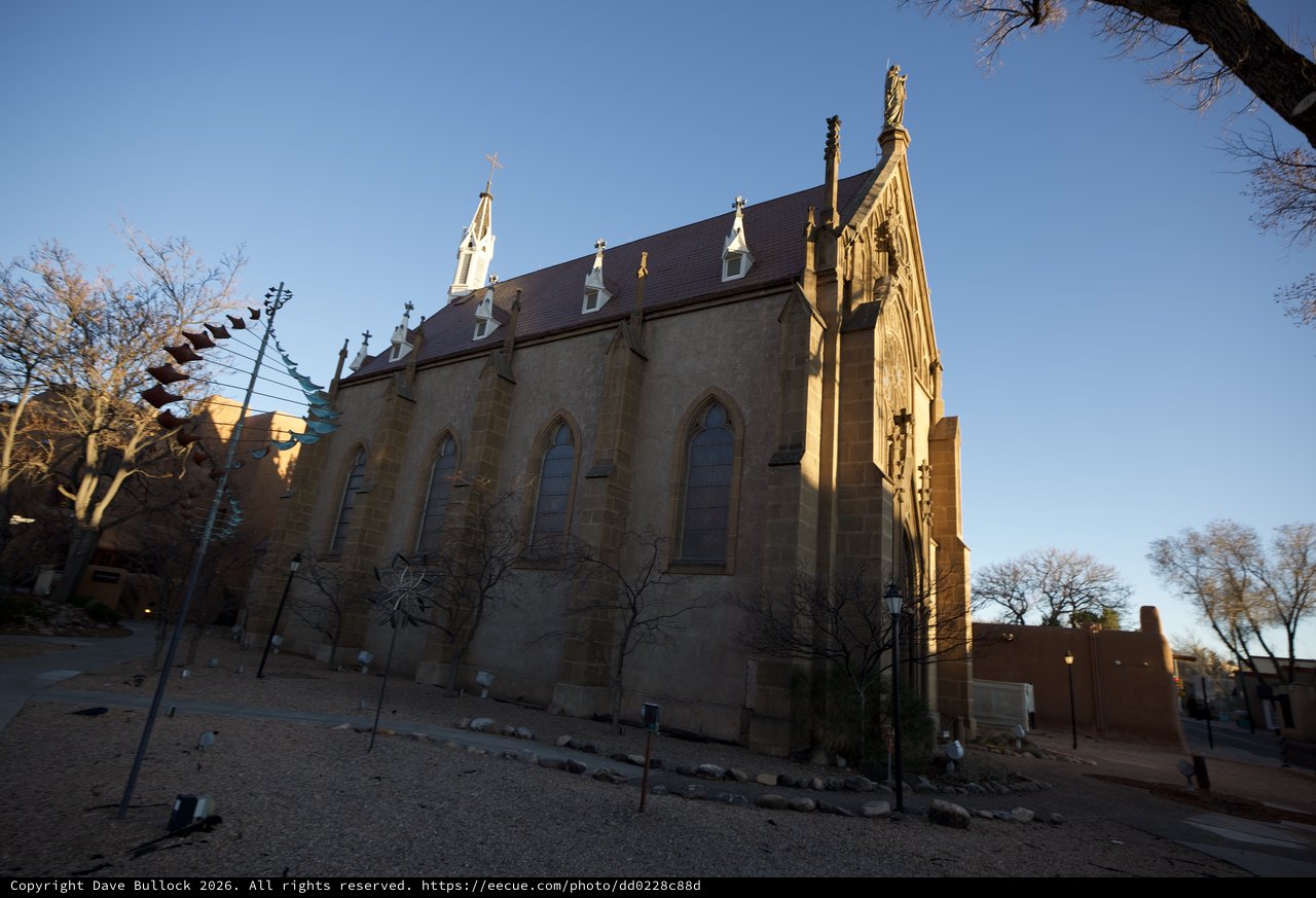 Loretto Chapel at Golden Hour in Santa Fe
