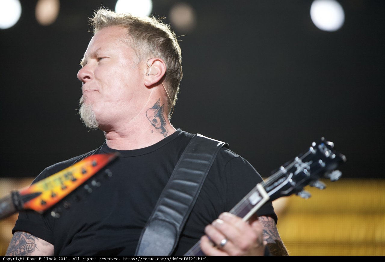 James Hetfield Rocks the Big Four Festival