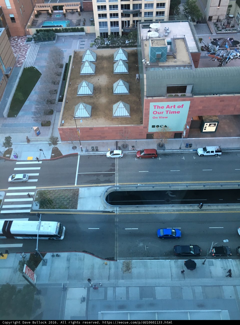 Aerial View of Traffic in a Busy City Intersection