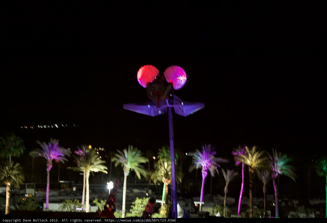 Illuminated Palm Tree Sphere