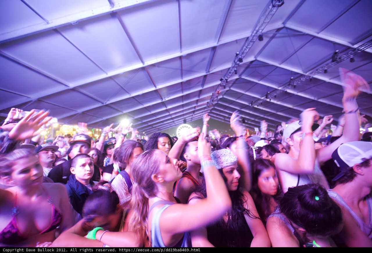 Coachella 2012 Saturday Night Crowd