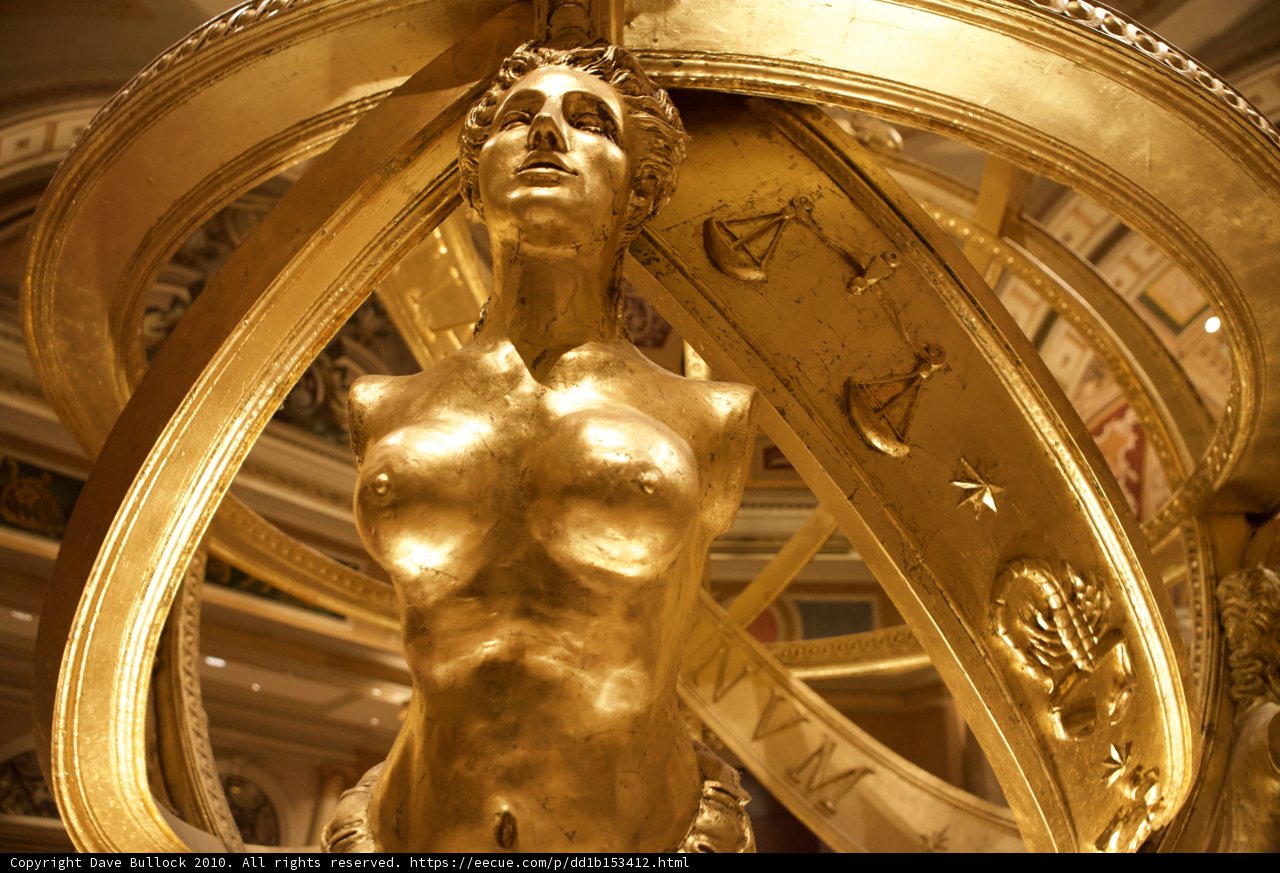 Golden Timepiece of a Woman