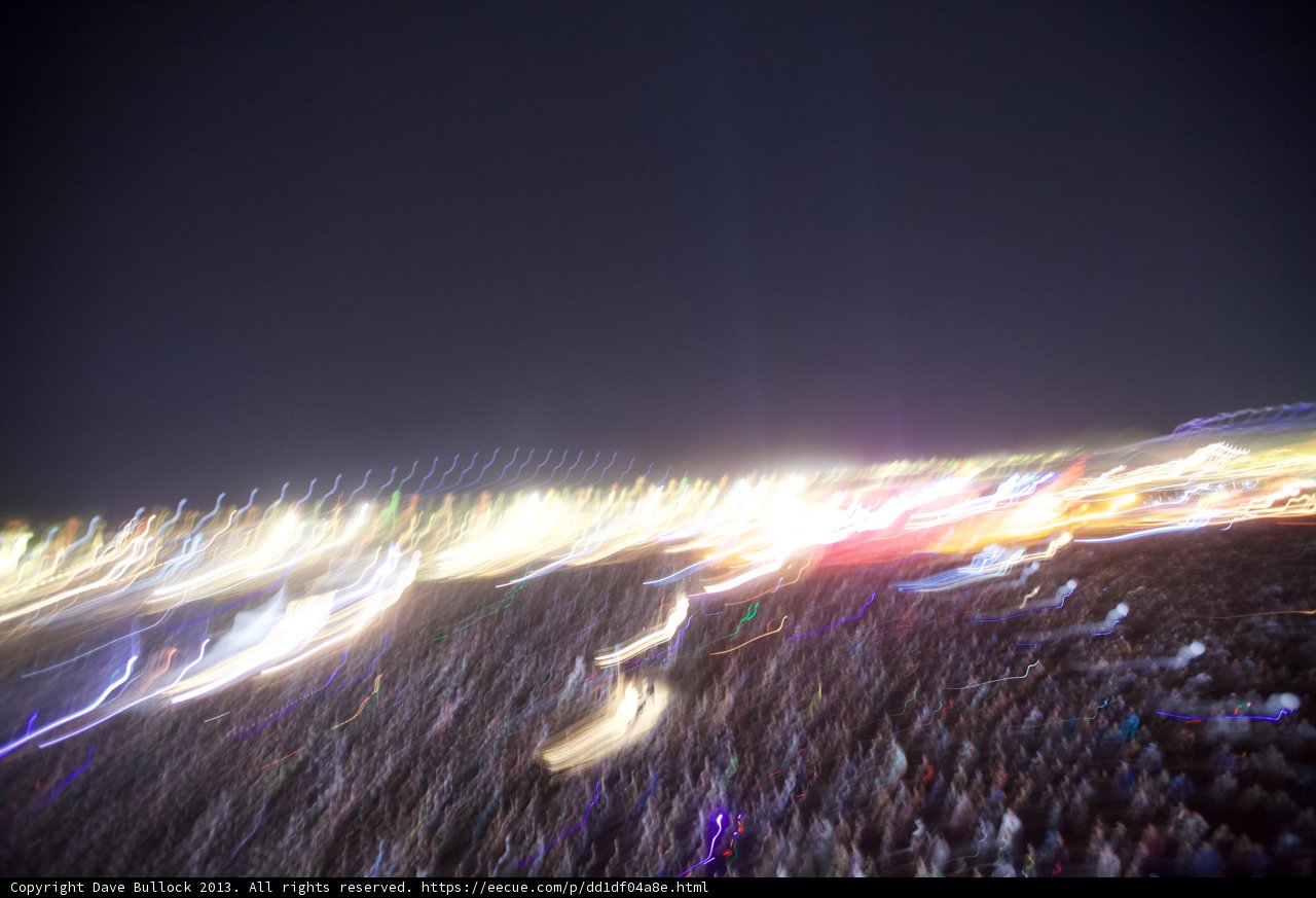 Blazing Nighttime Excitement
