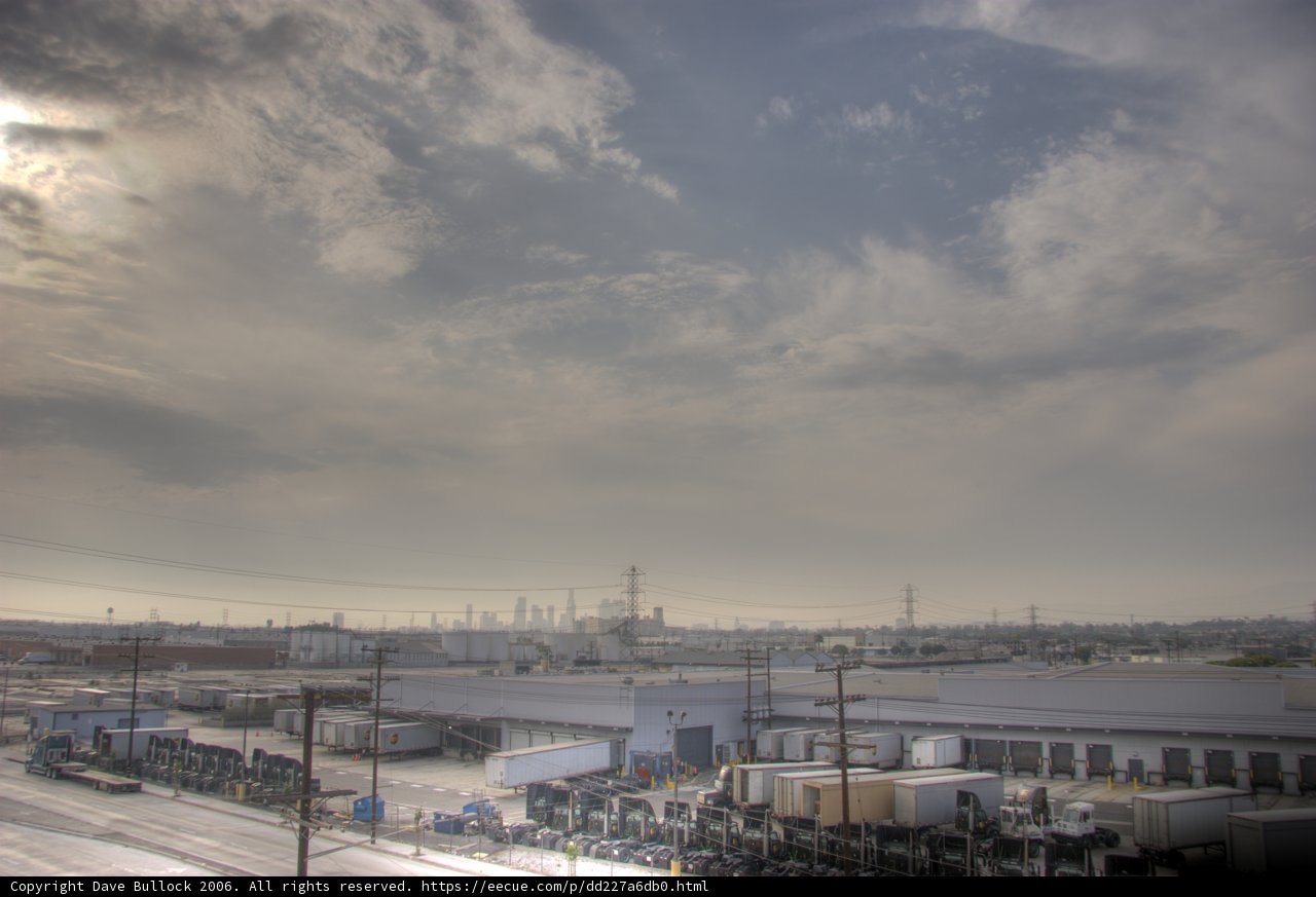 Moody Skies Over Urban Landscape