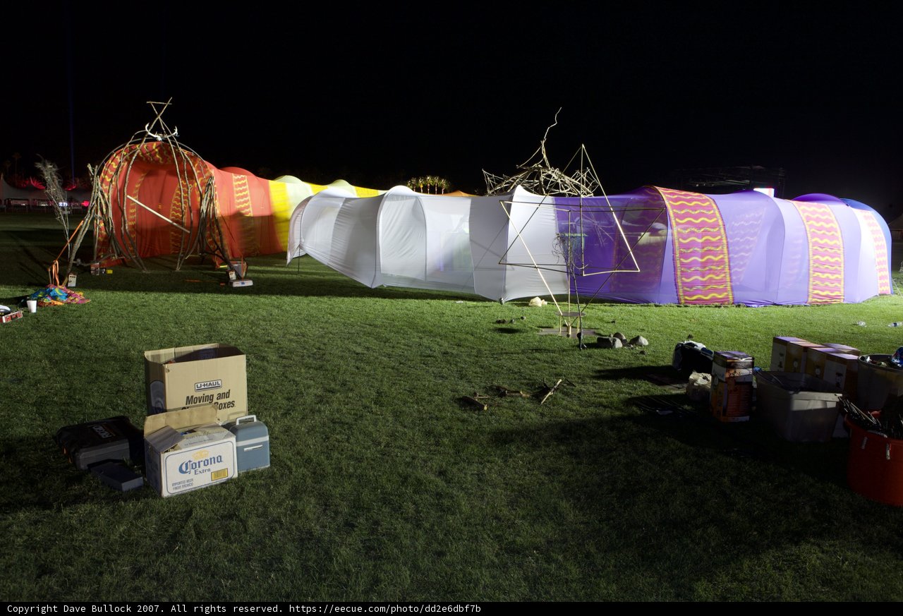 Camping Under the Night Sky