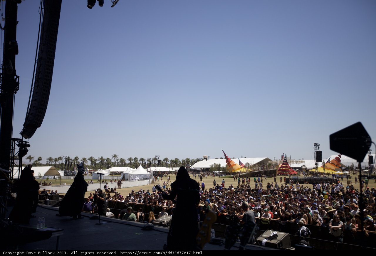Energized Crowd at Coachella Music Festival