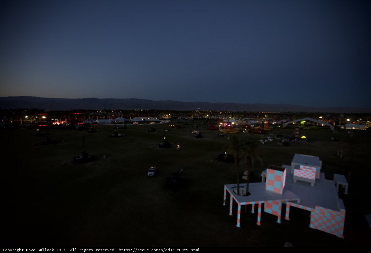 Nighttime Spectacle at Coachella