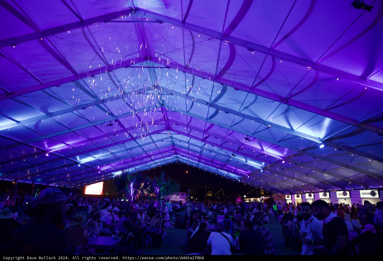 Vibrant Nights Under Purple Skies: Coachella 2024 Week 2