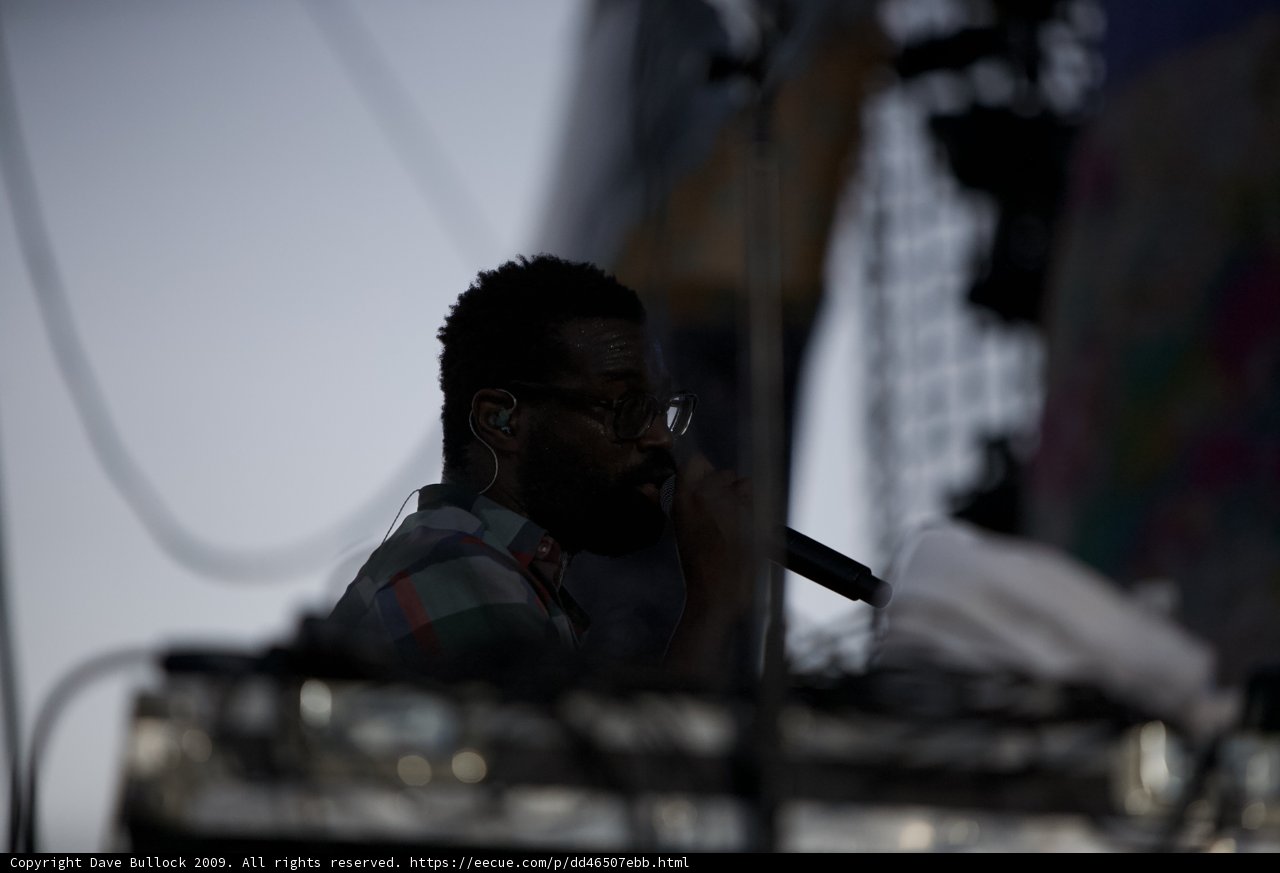 Tunde Adebimpe Performs at Coachella 2009