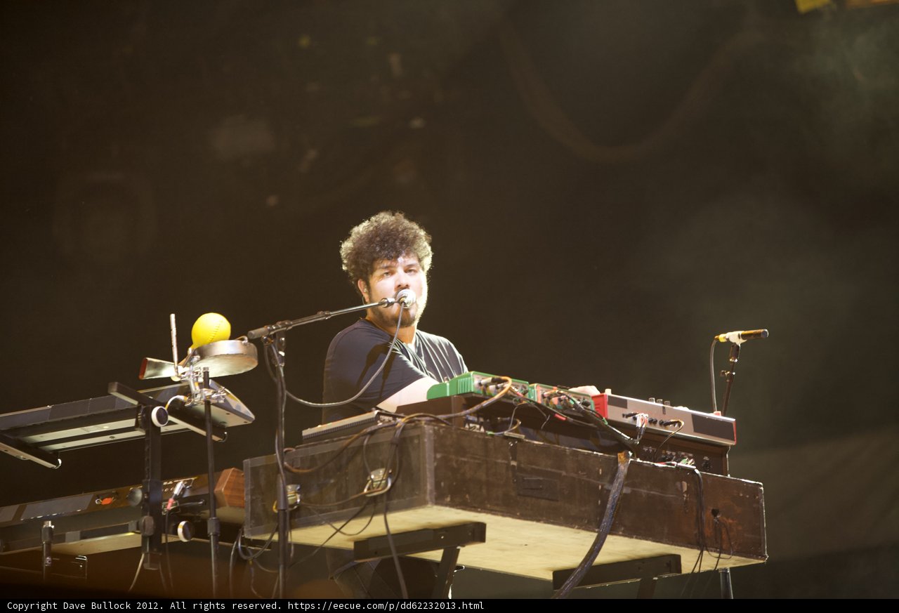Richard Swift Rocks Coachella Stage with Keyboard Performance