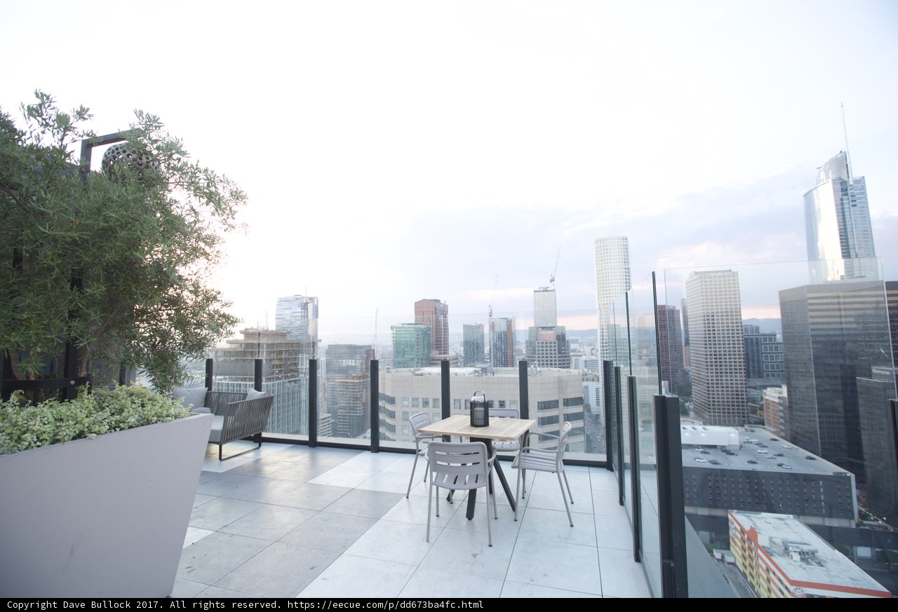 Rooftop Cityscape