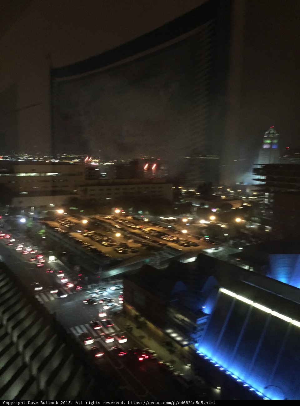 Post Fireworks Smoke