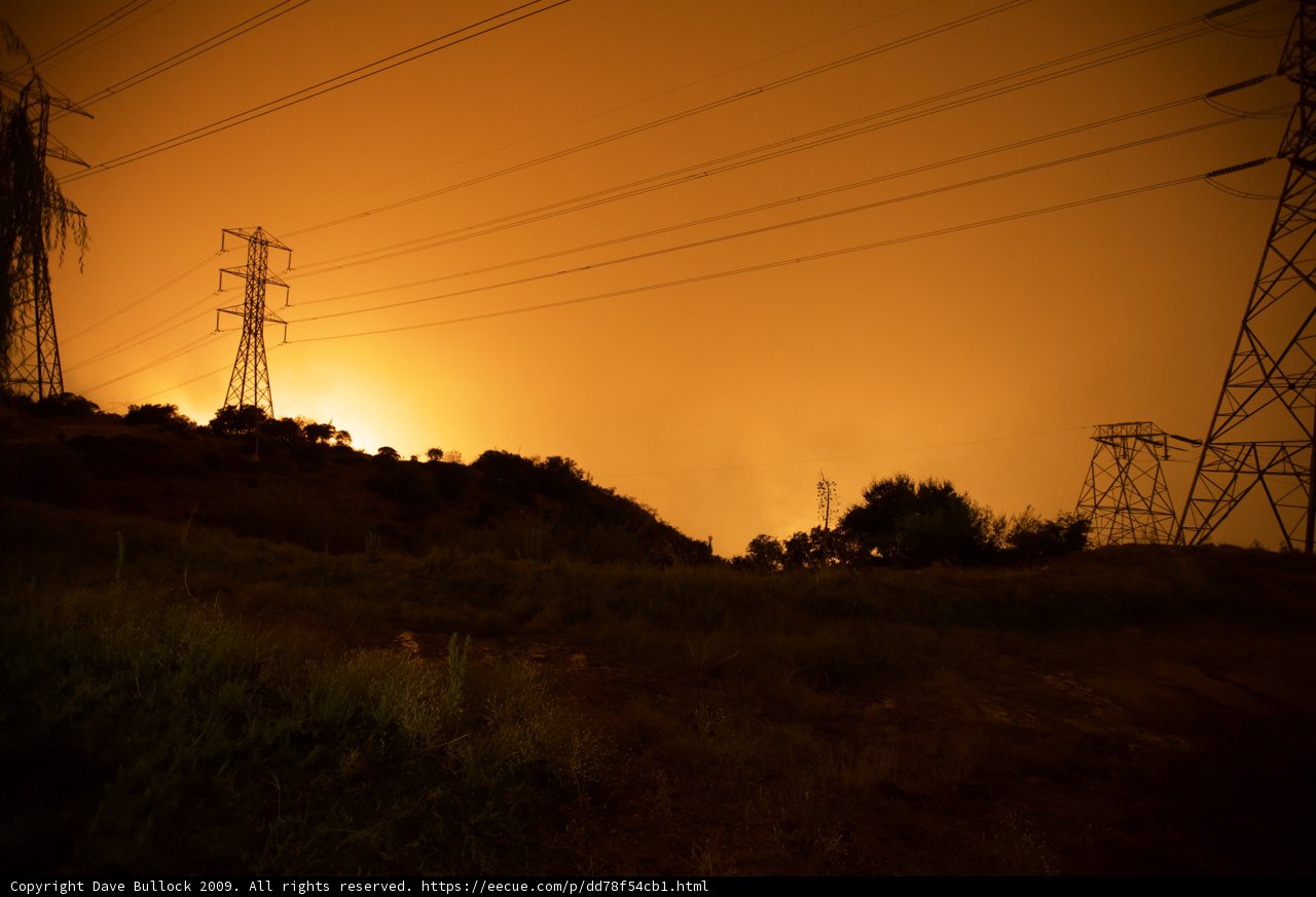 Smoky Sky at Sunset