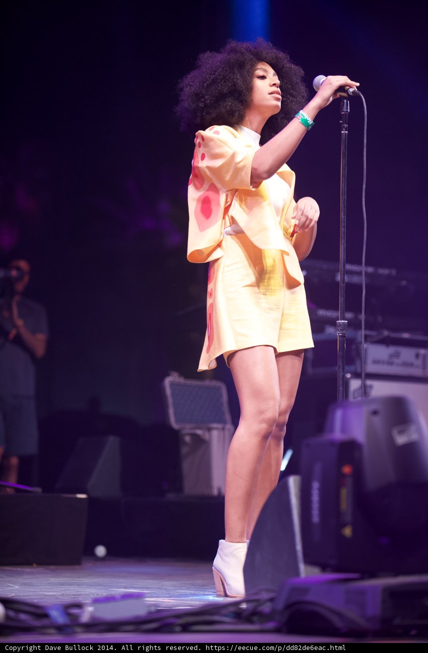 Solange Performs at Coachella in Yellow