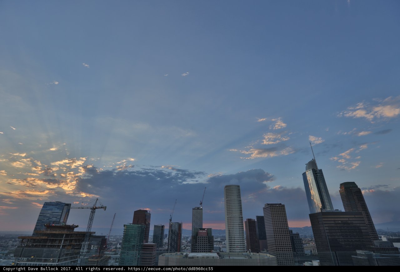 Setting Sun on the Metro Skyline