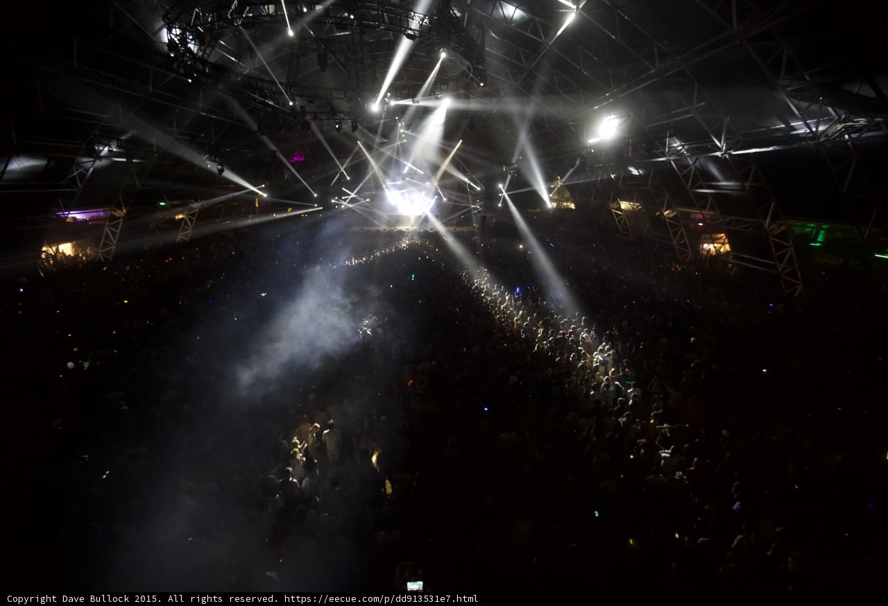 Lightshow Wows Festival Crowd