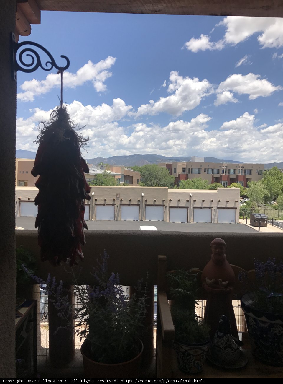 Balcony Oasis with a View of the Mountains