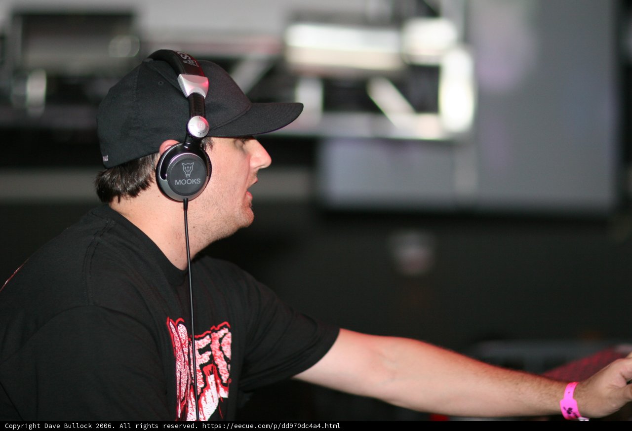 DJ Vibing with Headphones