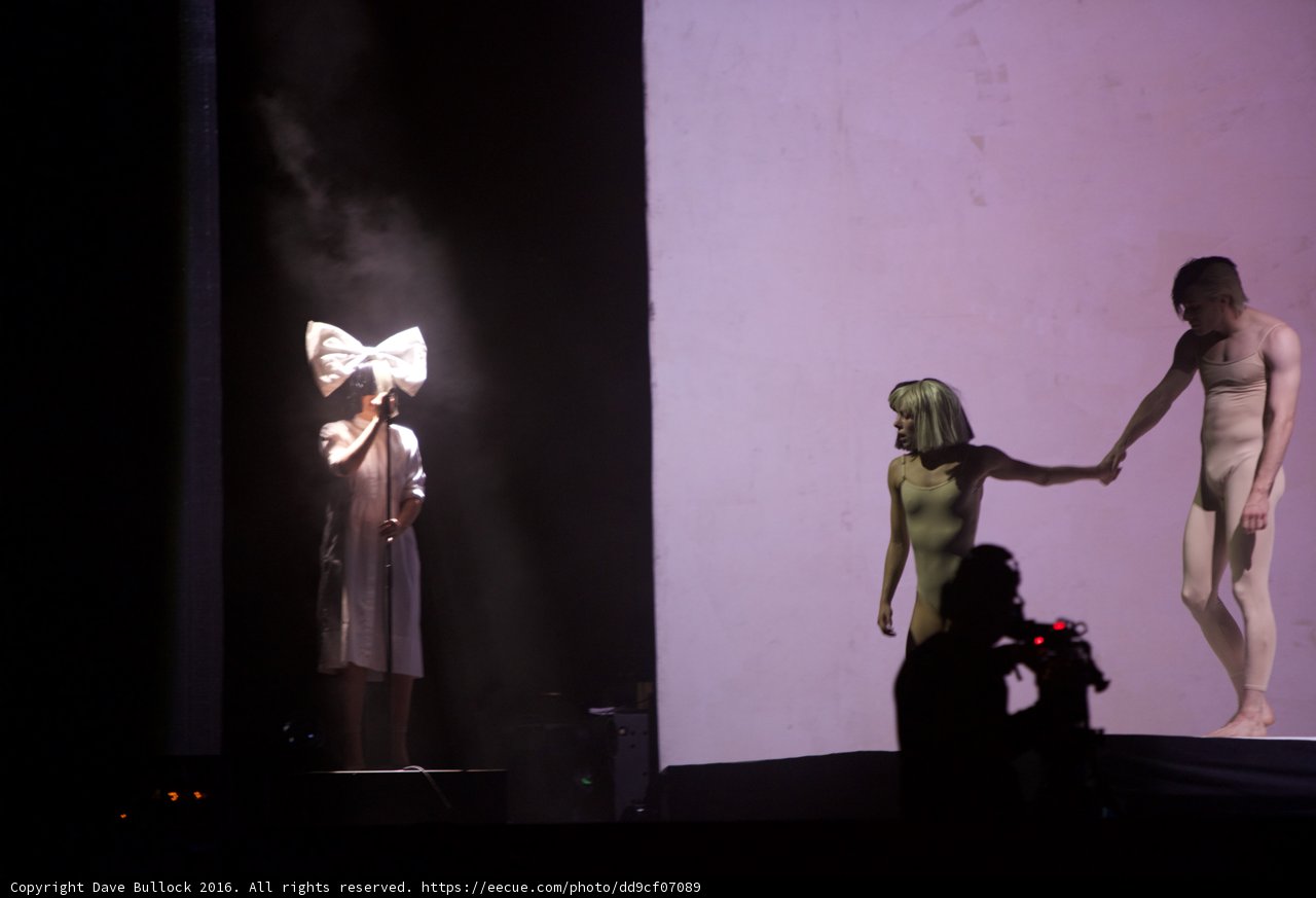 Costumed Duo Take the Stage