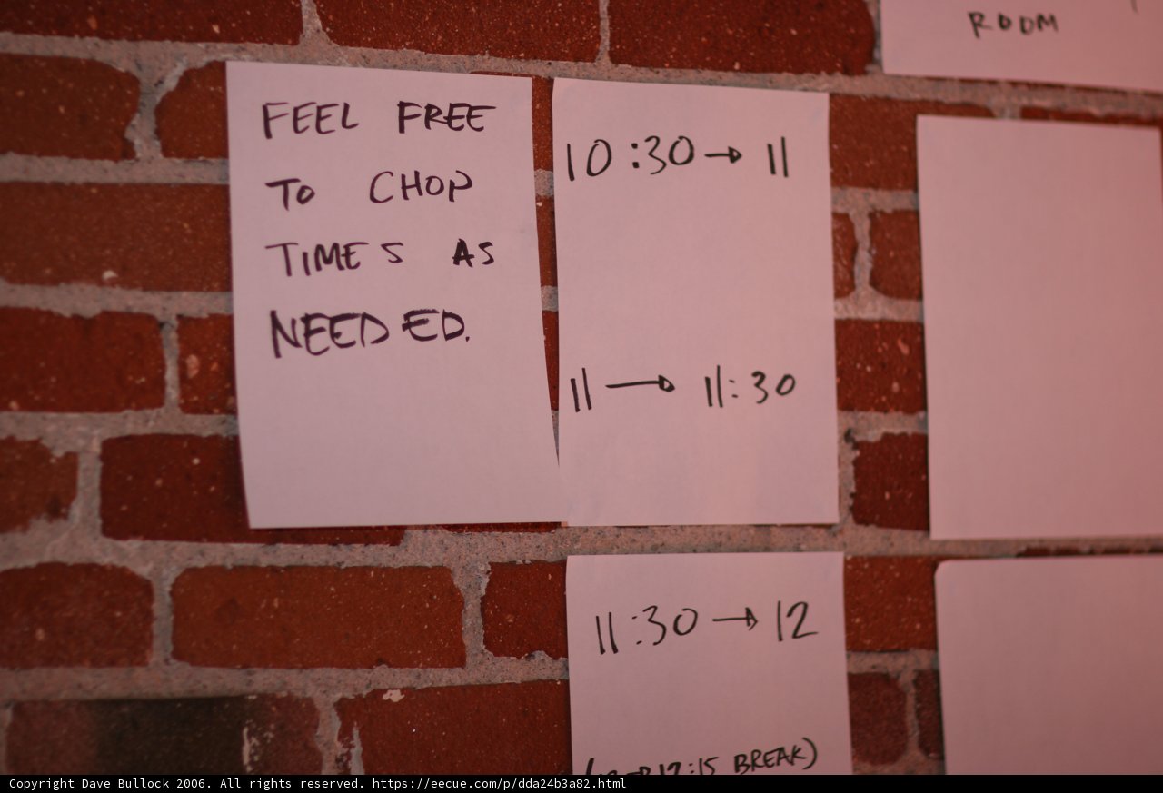 Documenting Ideas on Brick Wall