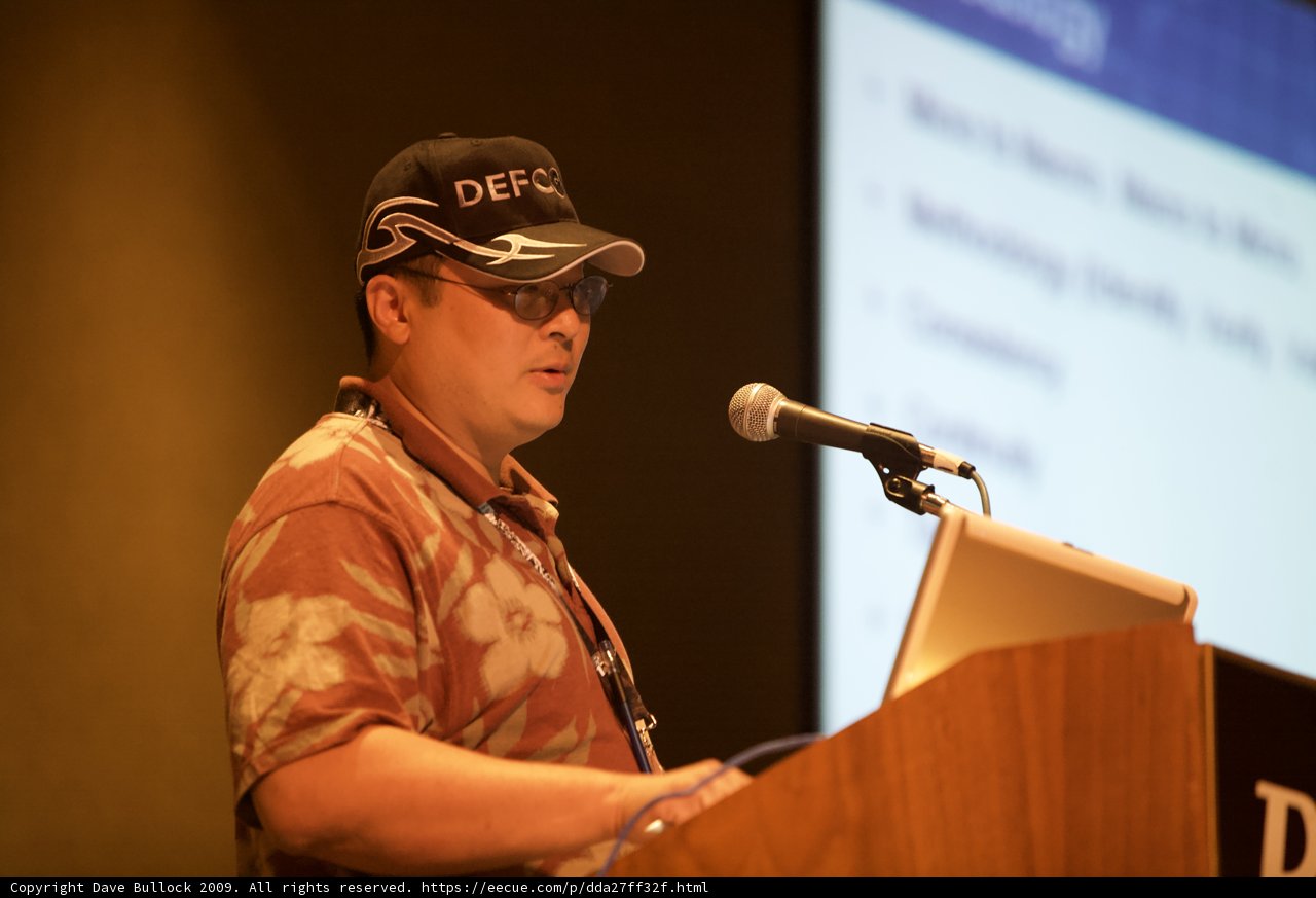 Speaking at Defcon 17