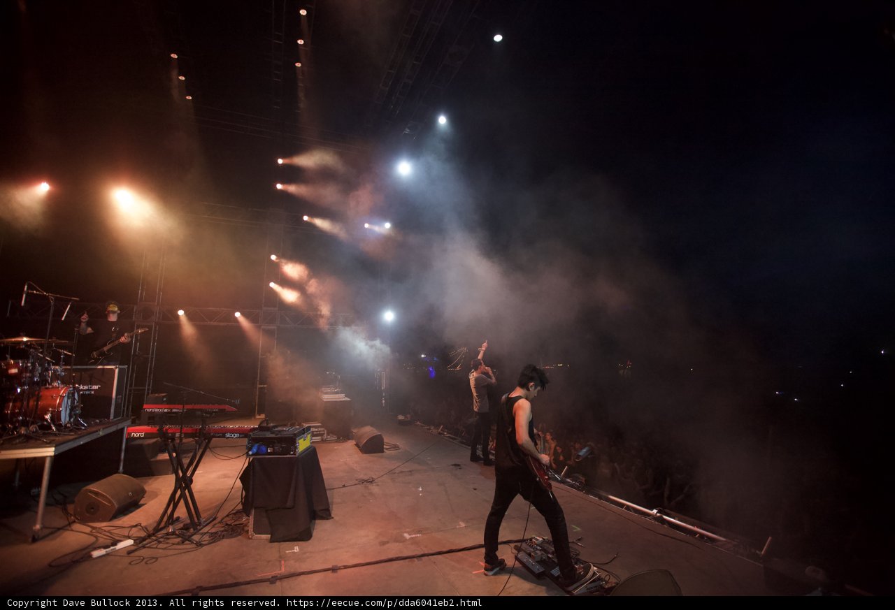 Smoke-Fueled Rock Concert
