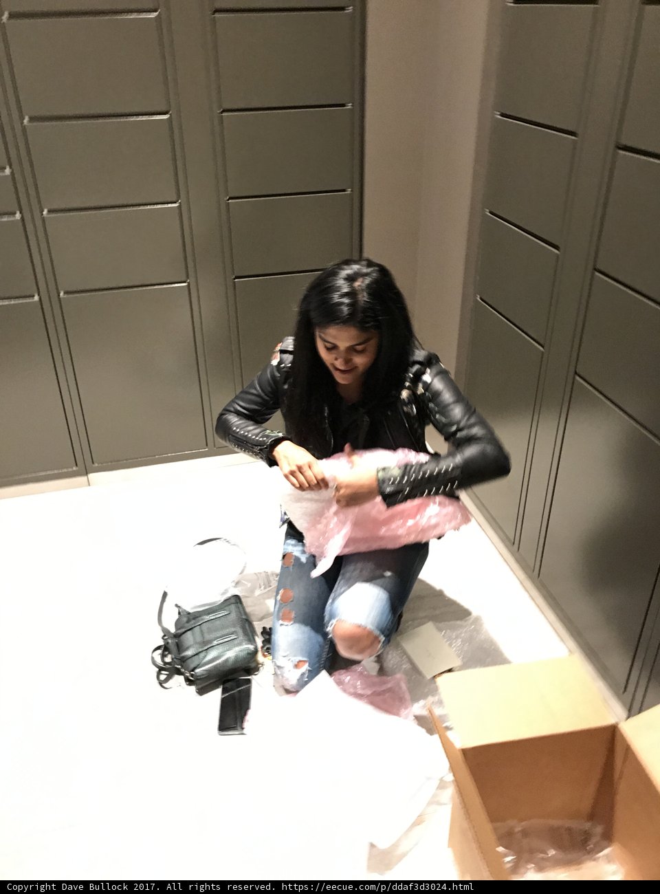 Pink Bag Lady