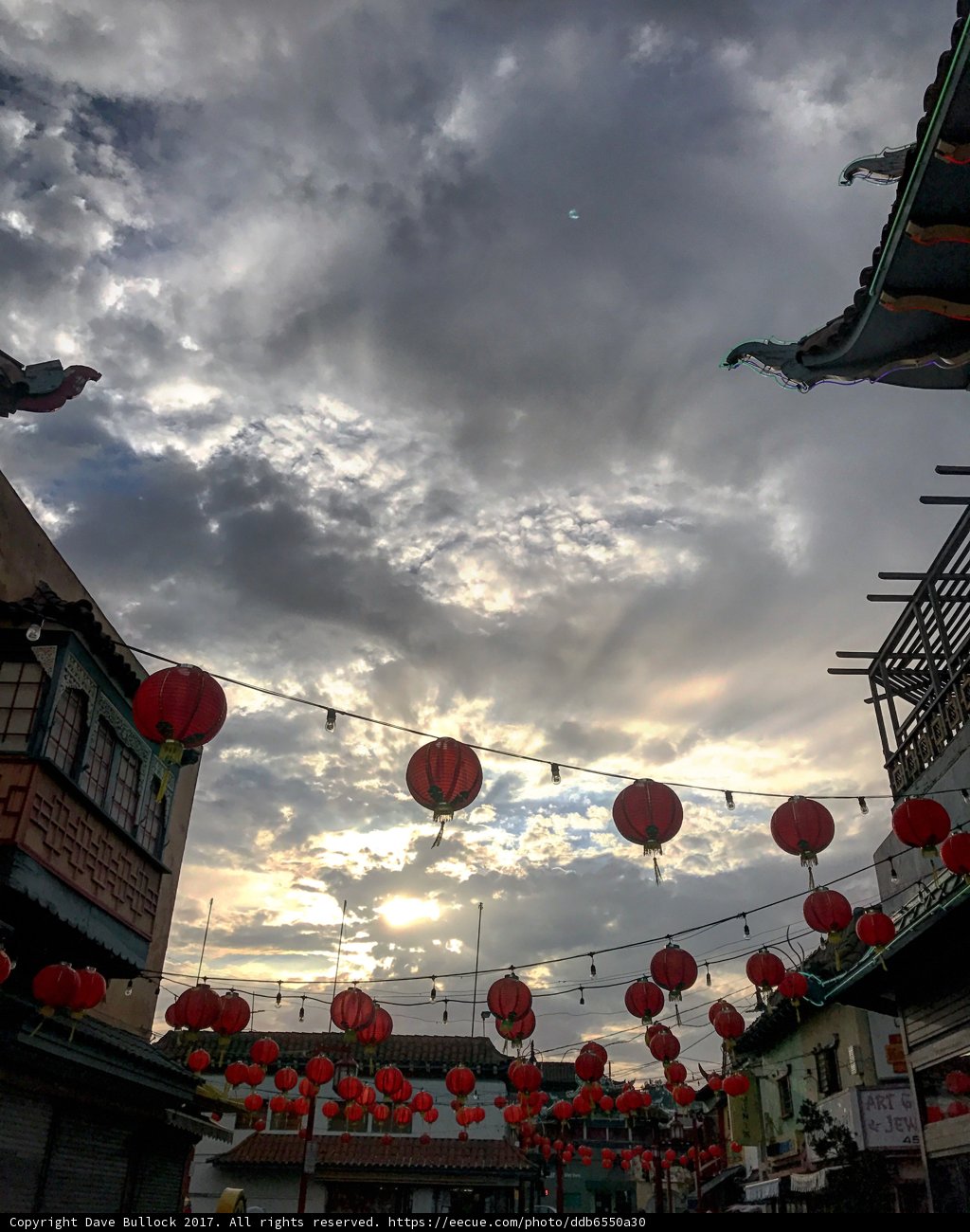 Chinese Lanterns Illuminating the City
