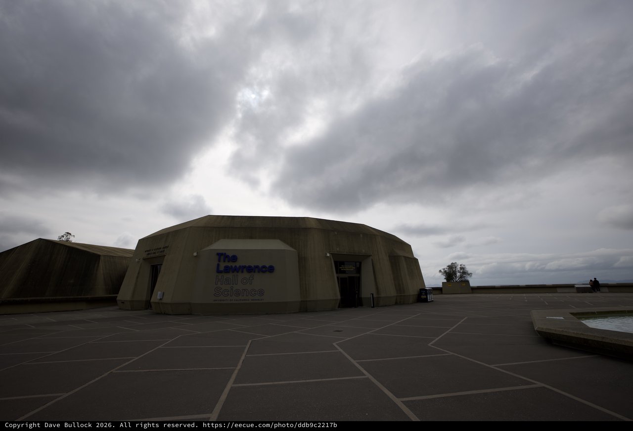 Lawrence Hall of Science Under Dramatic Storm Clouds