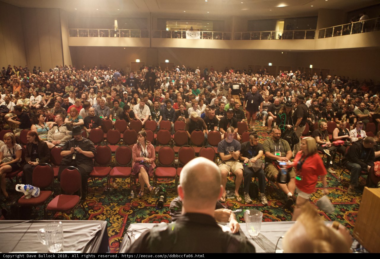 Packed House at DEFCON 18 Conference