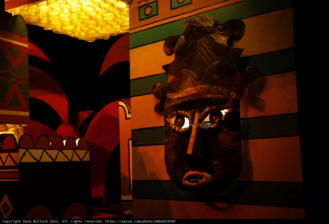 Vibrant Mask Encounter at Disneyland