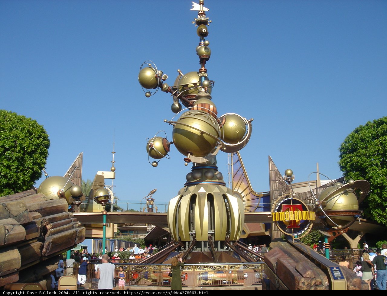 Golden Sphere Statue
