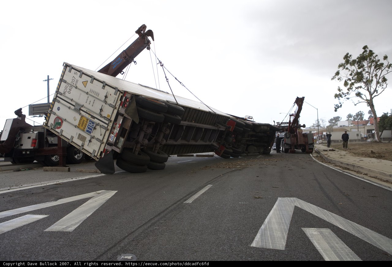Rescuing an Overturned Truck