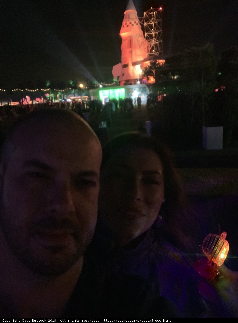 Nighttime Selfie in the City