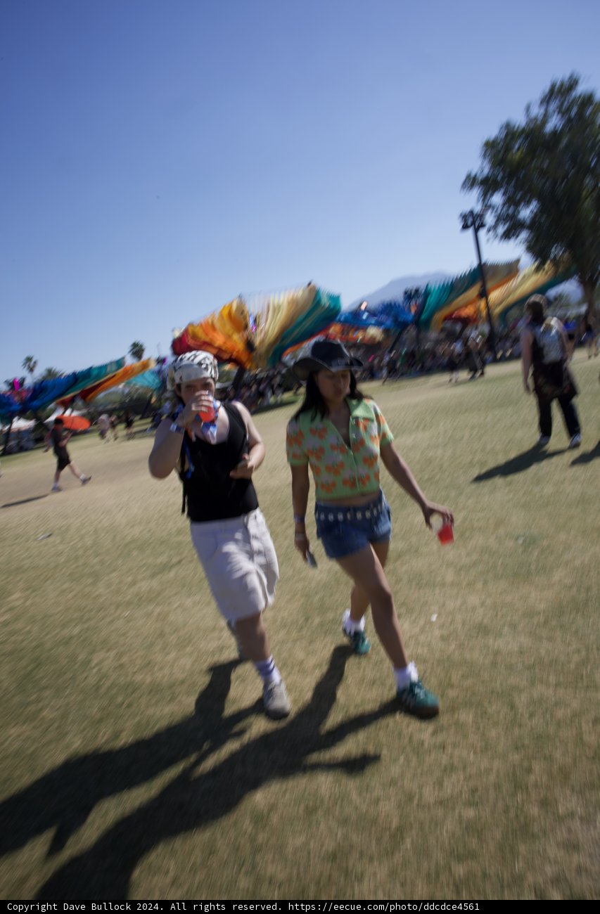 Vibrant Strolls at Coachella 2024
